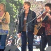 Women on the Move Trio (Linda Geleris, Trish Lester, Joan Enguita) perform their way to FIRST PLACE in the Singing Competition on the main stage at the 51st Topanga Banjo/Fiddle Contest & Folk Festival